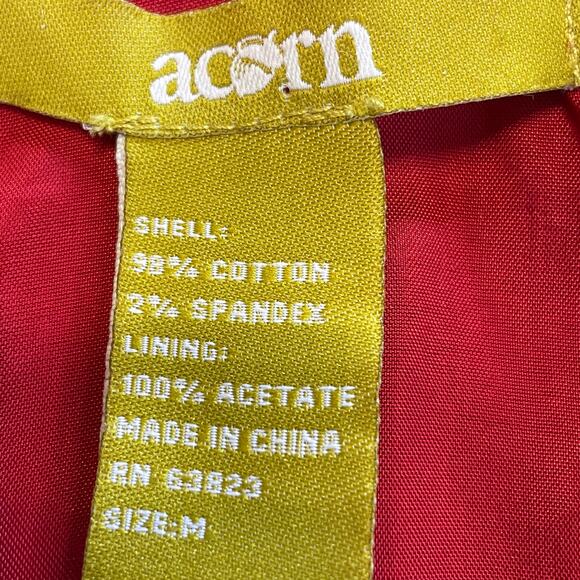 Acorn Black Colorful Fun Mixed Print Ball Shapes Long Sleeve Lined Jacket M - Picture 10 of 13